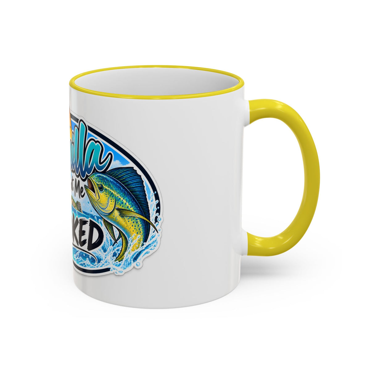 Two-Tone Hooked Mug, 11oz
