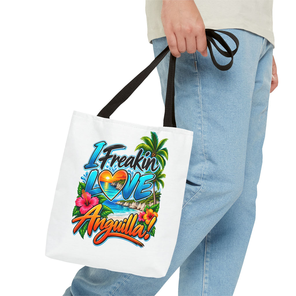 I Freakin' Love Anguilla Tropical Island Tote