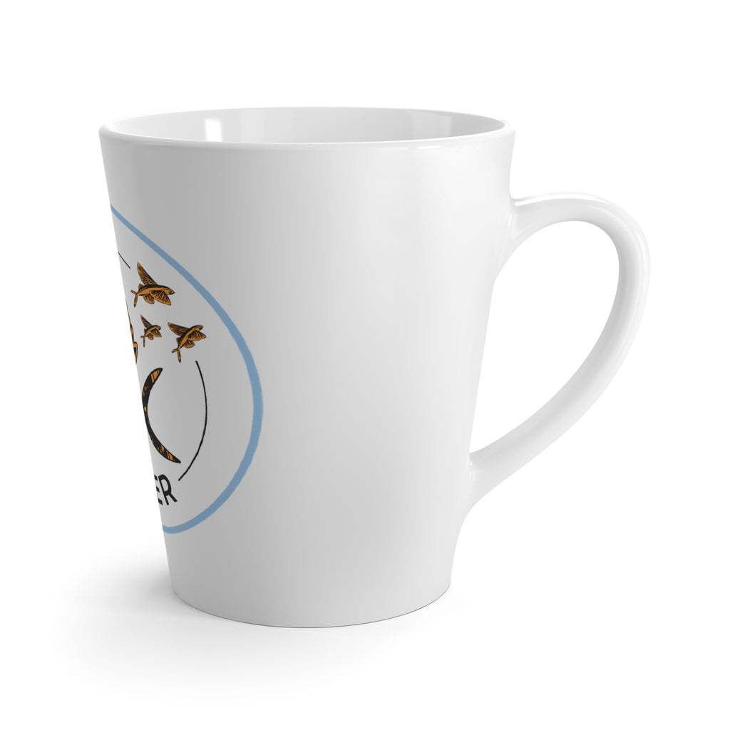 Island Angler Latte Mug — Coastal Fishing Coffee Cup