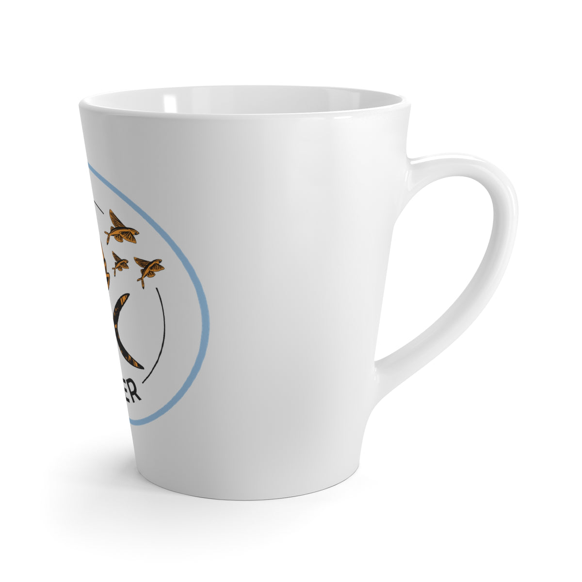 Island Angler Latte Mug — Coastal Fishing Coffee Cup