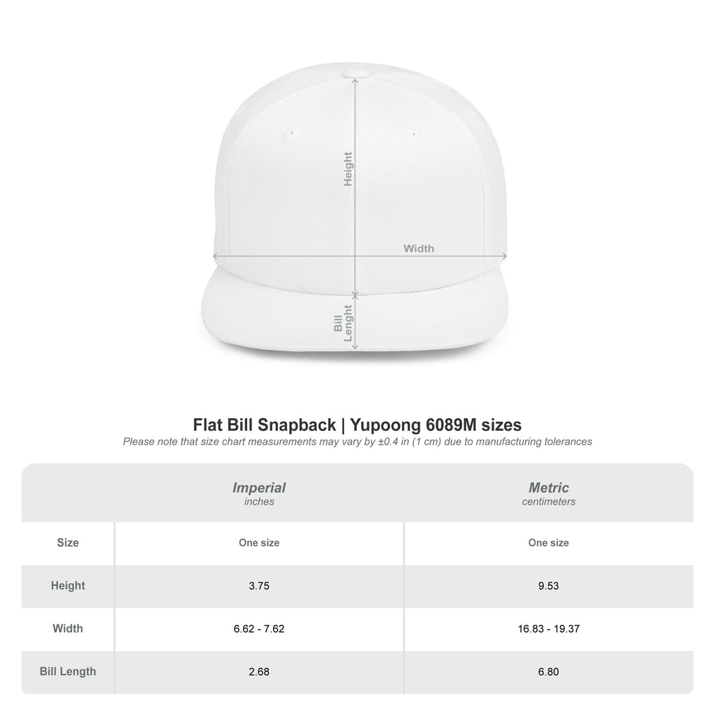 Snapback Hat — "Island Angler" Script Fishing Cap