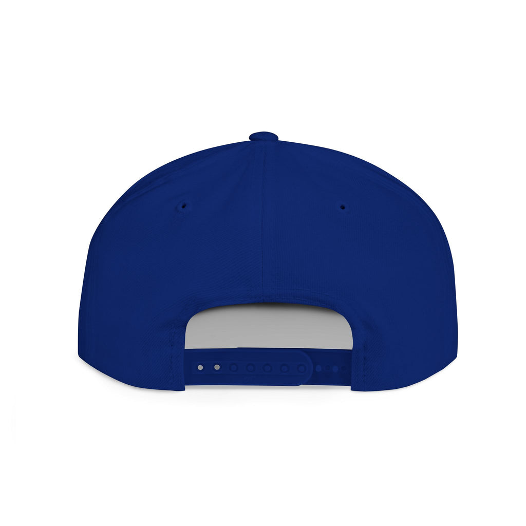 Snapback Hat — "Island Angler" Script Fishing Cap