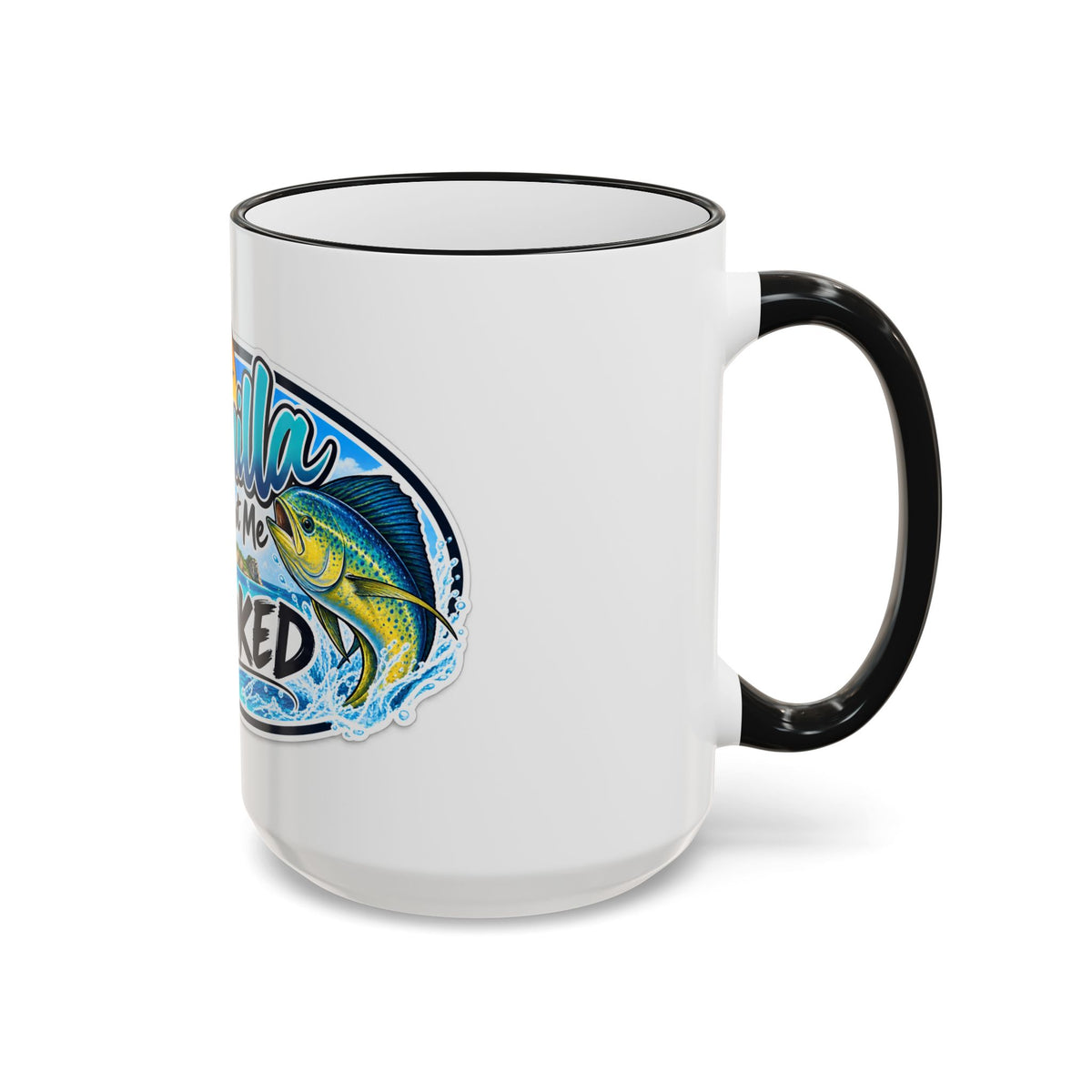 Two-Tone Hooked Mug, 11oz