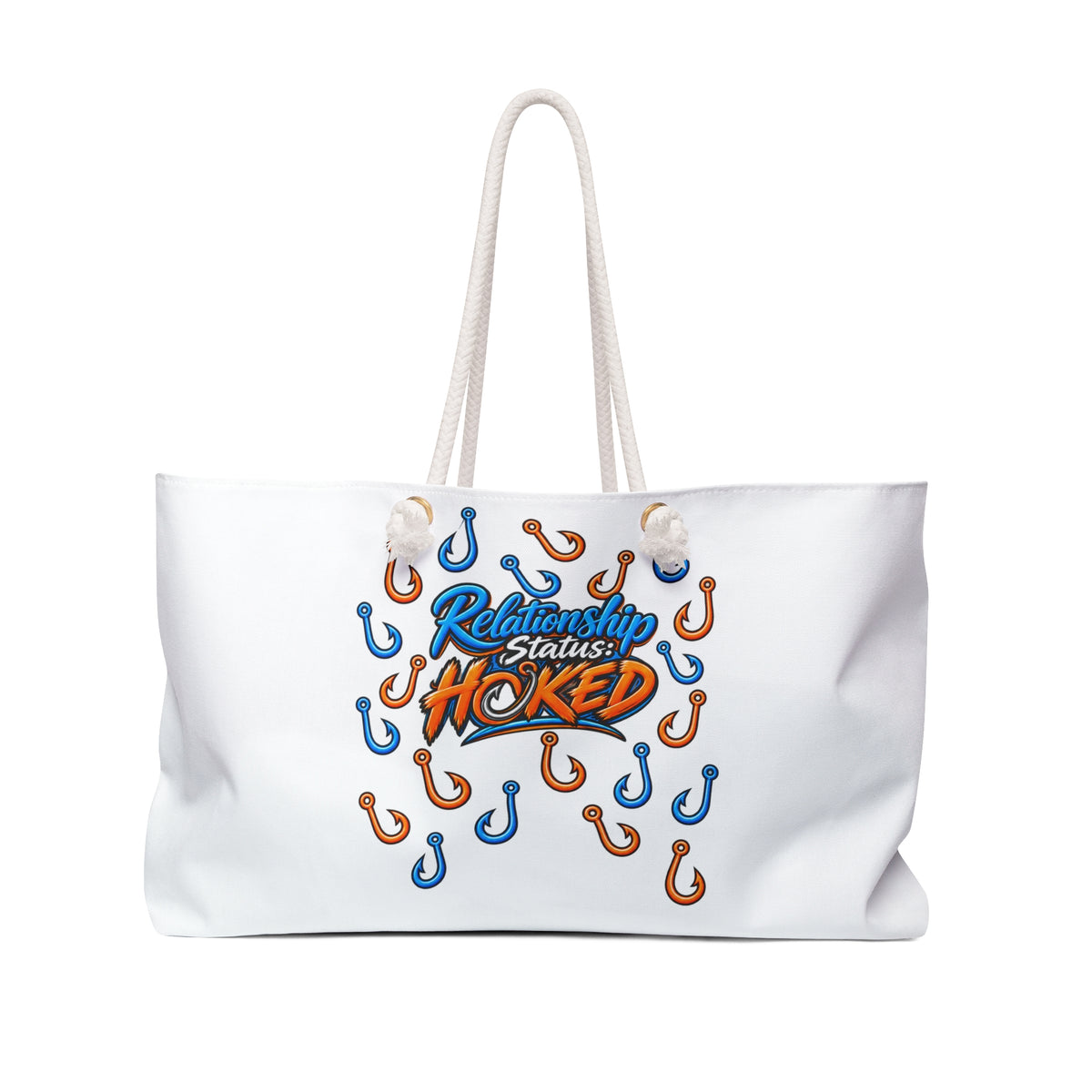 'Relationship Status: Hooked' Travel Tote
