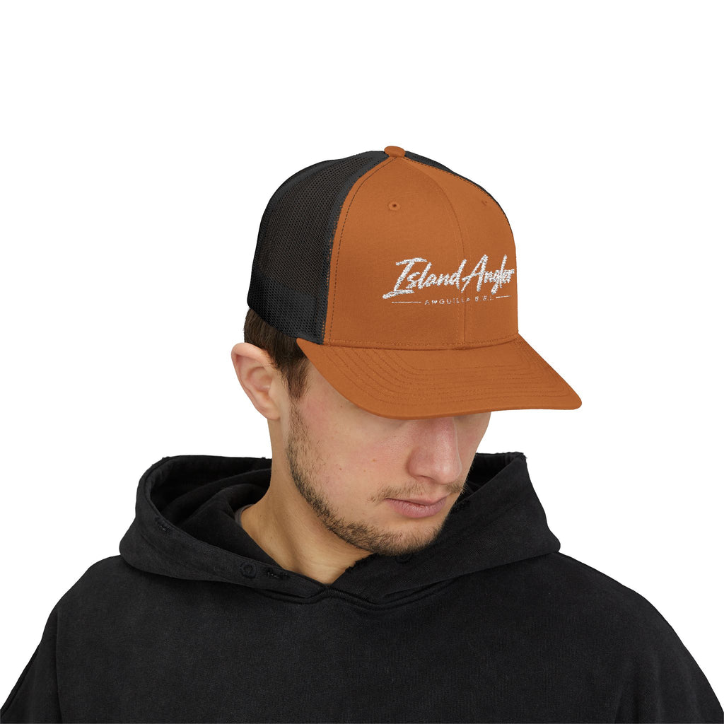 Island Angler Mesh Snapback Trucker Cap