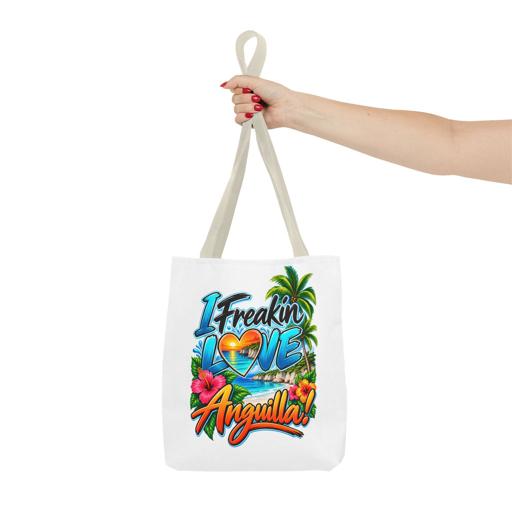 I Freakin' Love Anguilla Tropical Island Tote