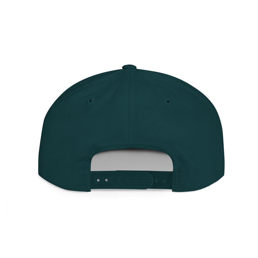 Snapback Hat — "Island Angler" Script Fishing Cap