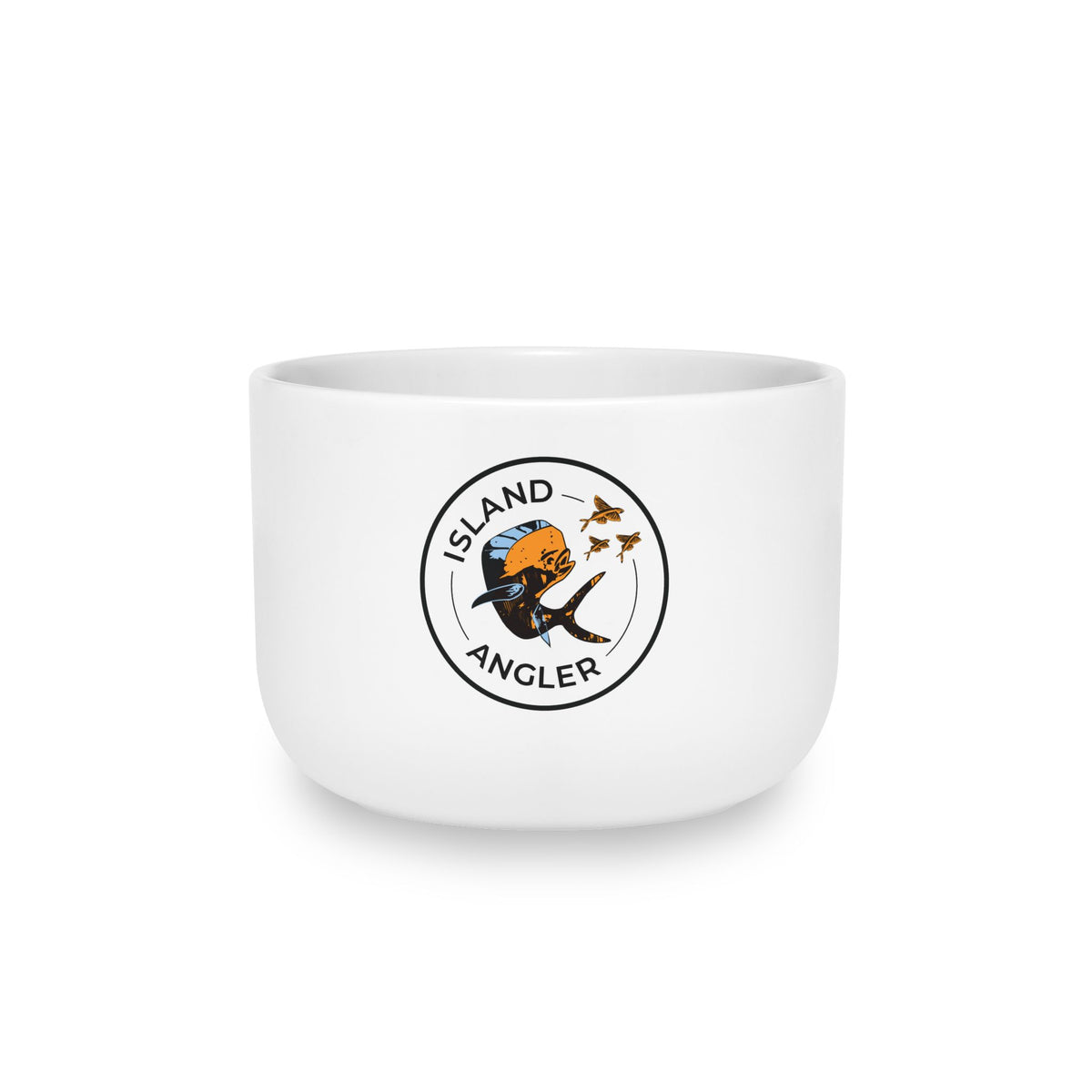 Island Angler Ceramic Latte Mug — 25oz Fishing Coffee Cup