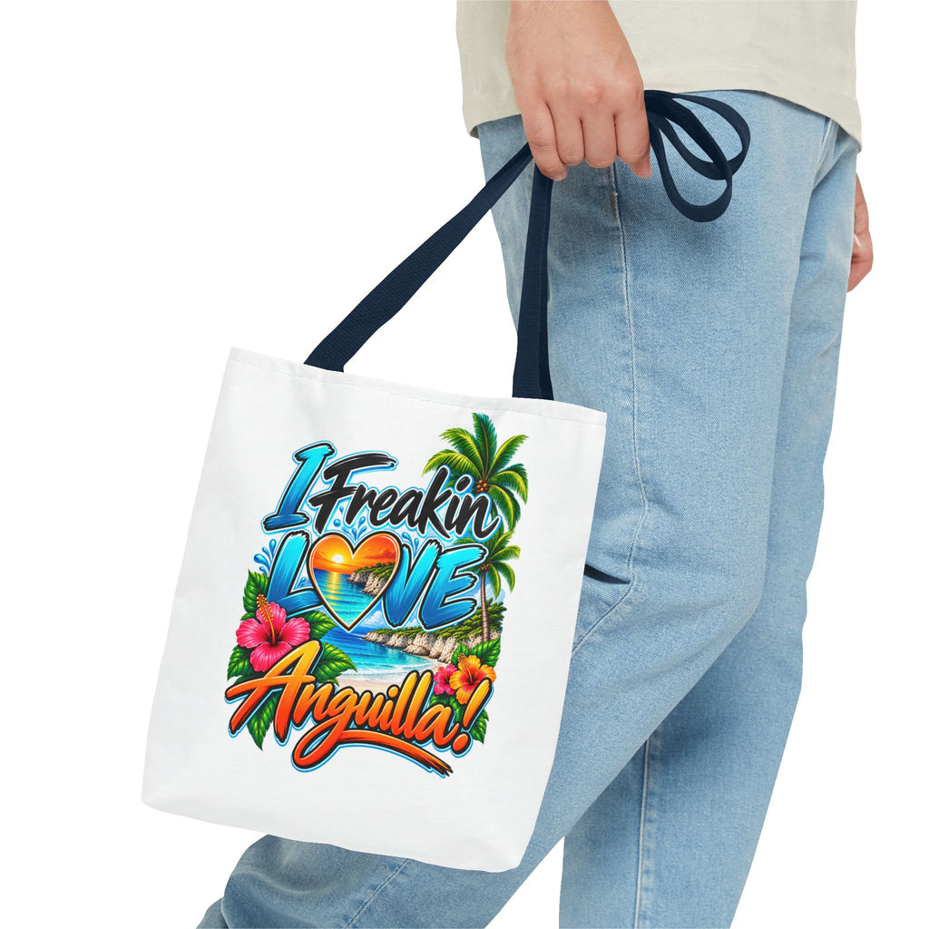 I Freakin' Love Anguilla Tropical Island Tote