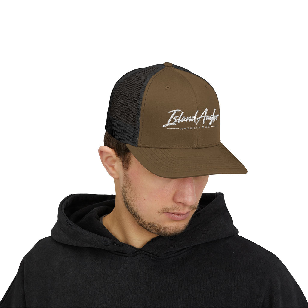 Island Angler Mesh Snapback Trucker Cap