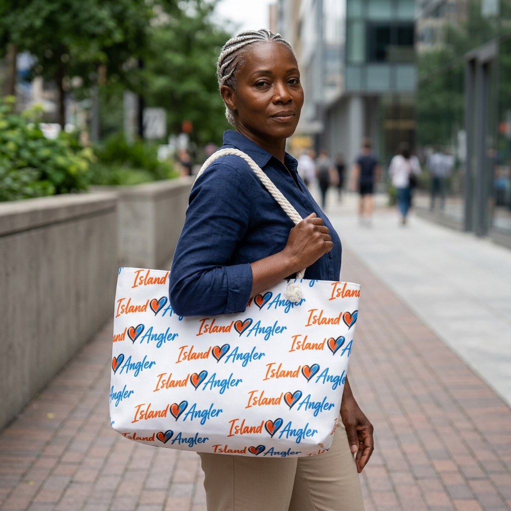 Island Angler Tote for Beach Trips & Weekend Getaways