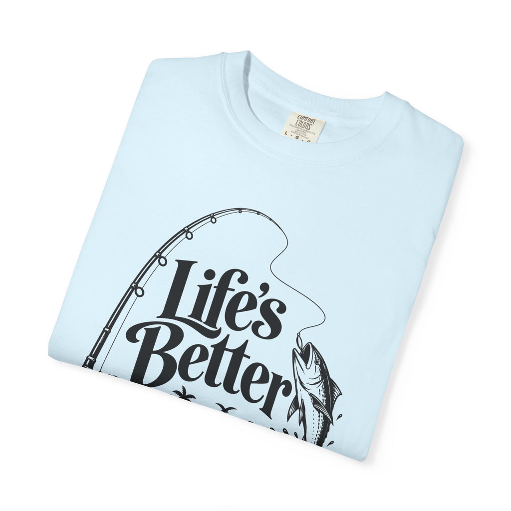 Fishing T-Shirt — "Life's Better with a Bent Rod" Graphic Tee