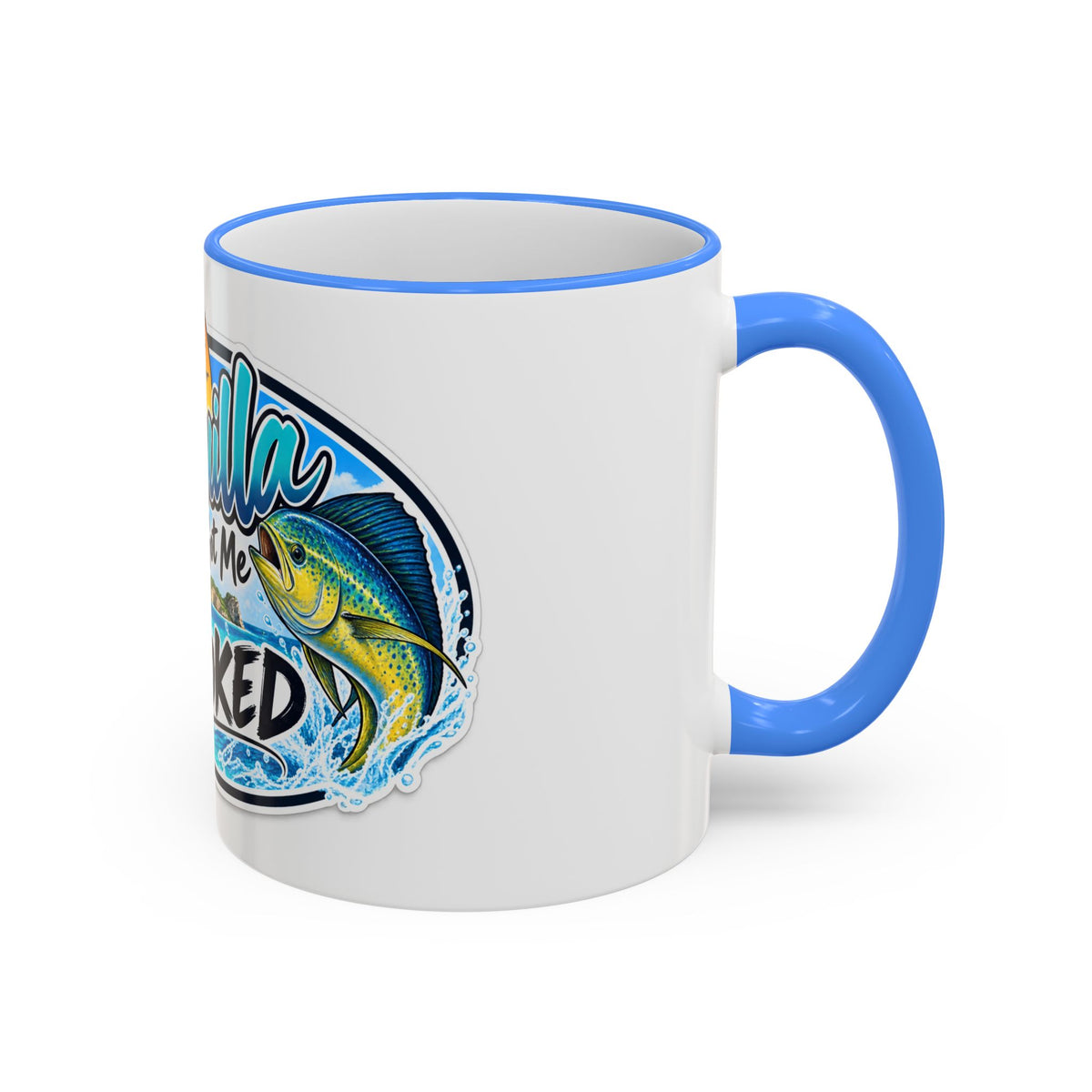 Two-Tone Hooked Mug, 11oz