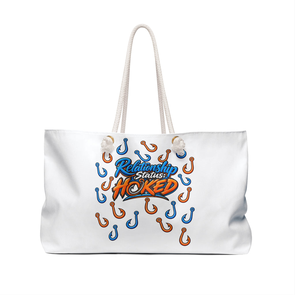 'Relationship Status: Hooked' Travel Tote