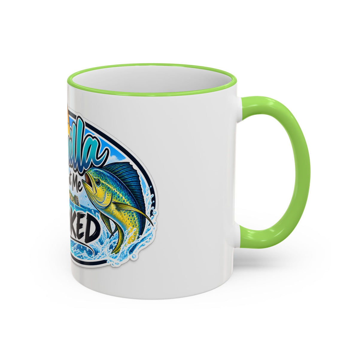 Two-Tone Hooked Mug, 11oz