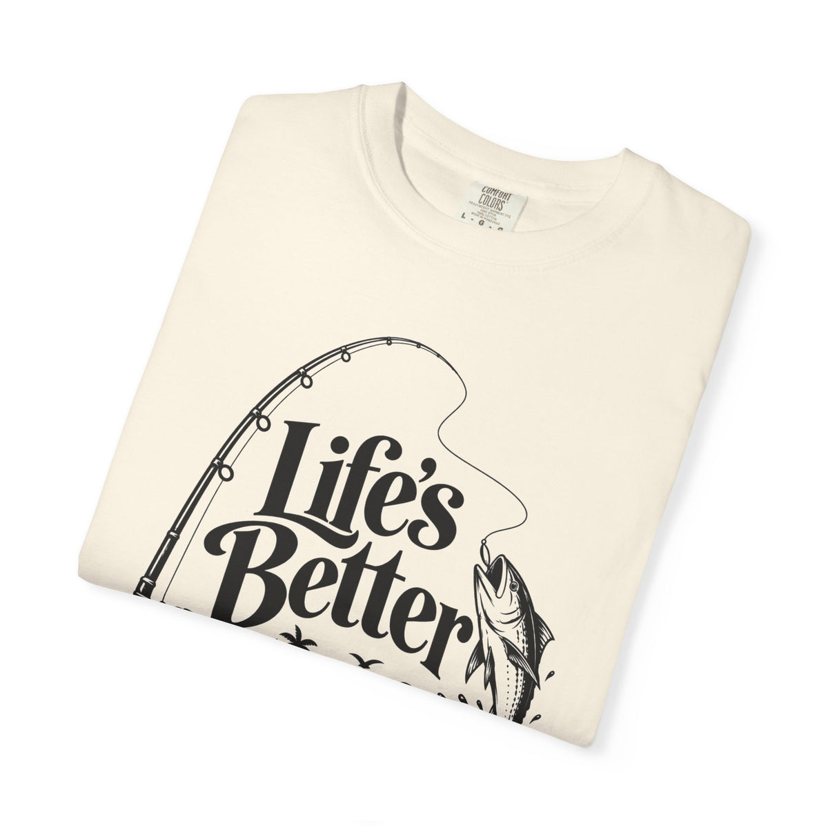 Fishing T-Shirt — "Life's Better with a Bent Rod" Graphic Tee