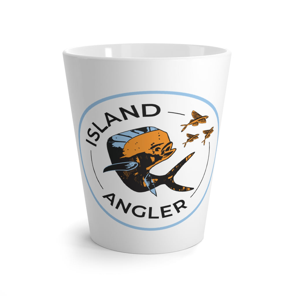 Island Angler Latte Mug — Coastal Fishing Coffee Cup