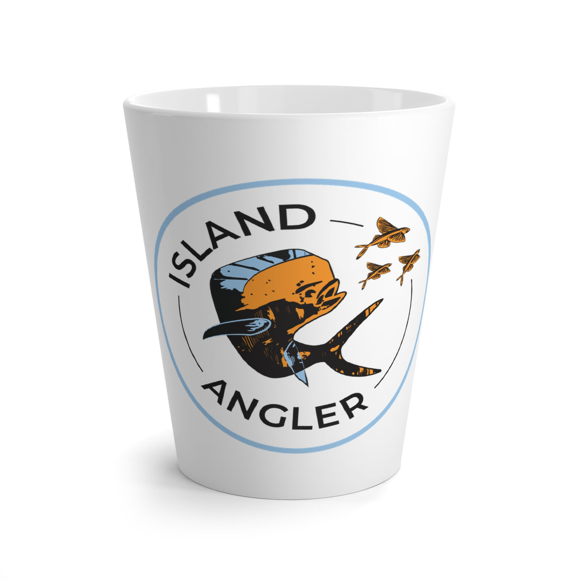 Island Angler Latte Mug — Coastal Fishing Coffee Cup