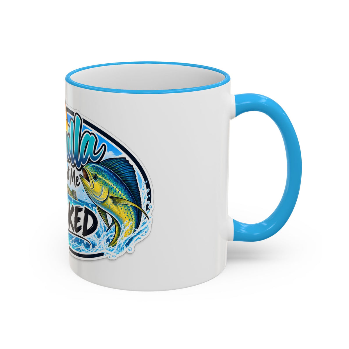 Two-Tone Hooked Mug, 11oz