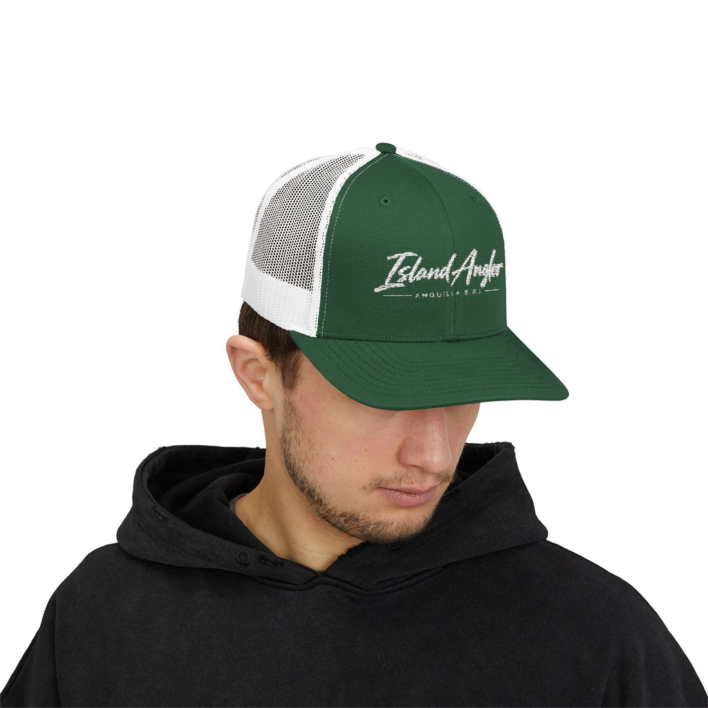 Island Angler Mesh Snapback Trucker Cap