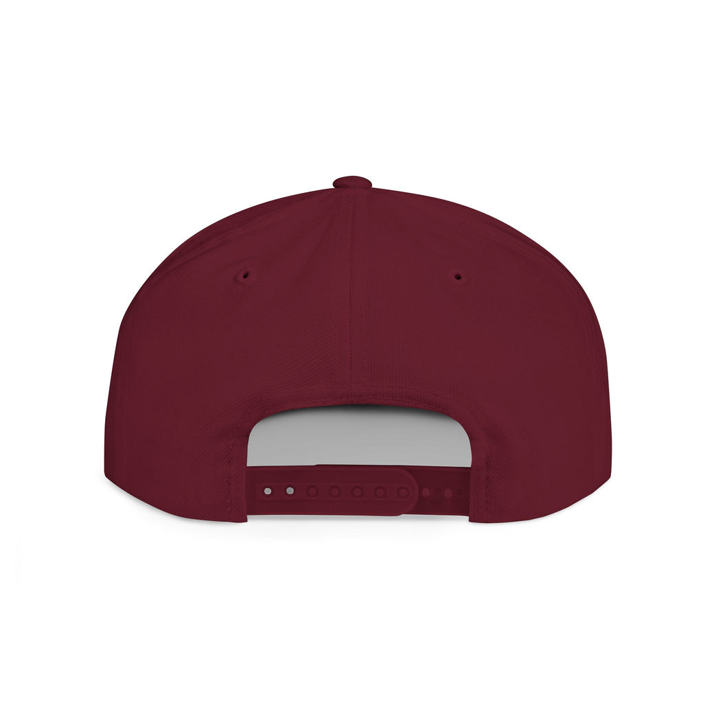 Snapback Hat — "Island Angler" Script Fishing Cap
