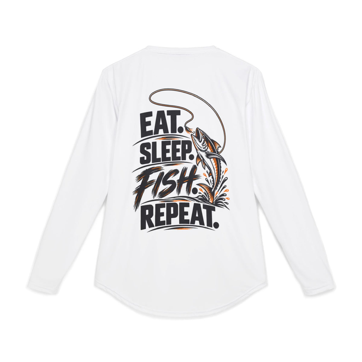 Eat Sleep Fish Repeat Fishing Long Sleeve — UV Protection Shirt