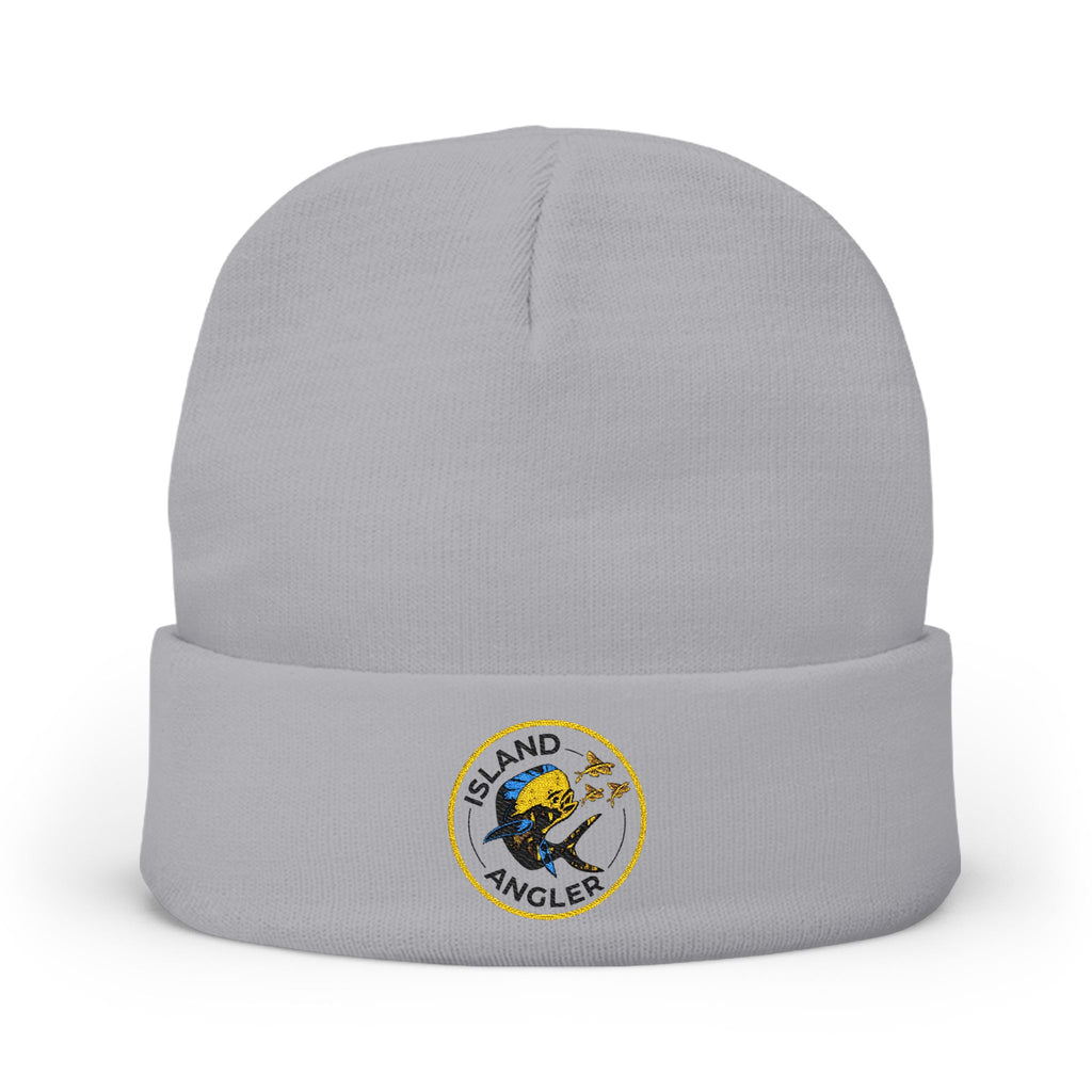 Island Angler Embroidered Beanie - Knit Fisherman Hat