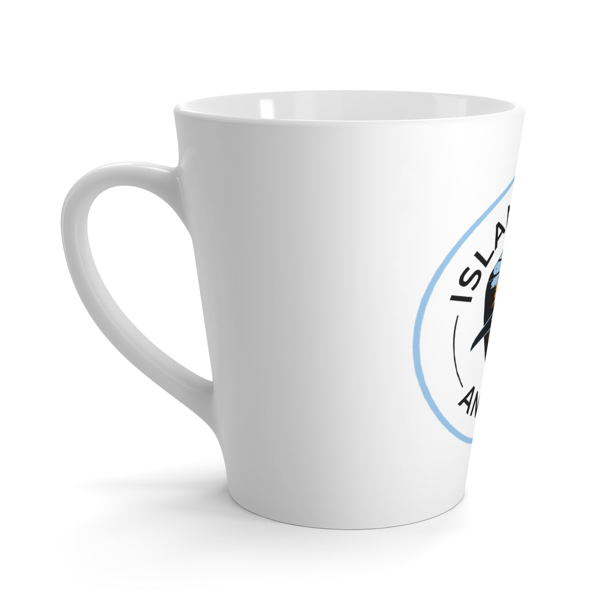 Island Angler Latte Mug — Coastal Fishing Coffee Cup