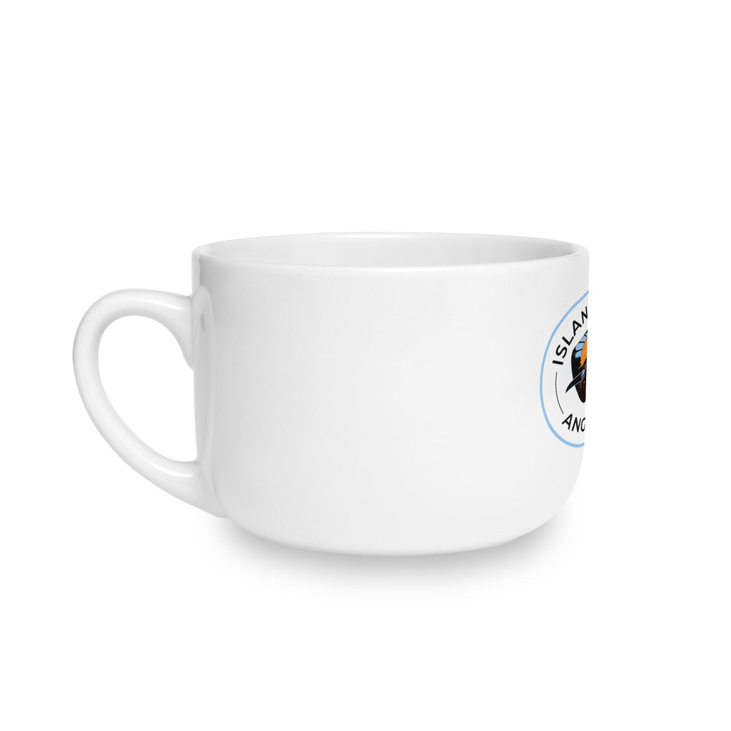 White Ceramic Latte Mug, 25oz
