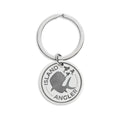 Island Angler Engraved Stainless Steel Keychain