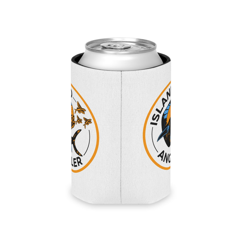 Island Angler Can Cooler – Fishing Logo Beer Koozie