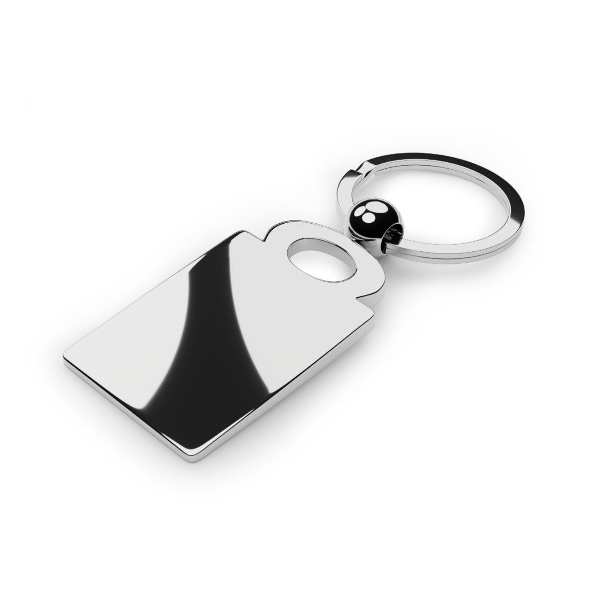 Beach Vibes Rectangle Photo Keyring — "Suns Out, Rods Out" Tropical Fishing Keychain